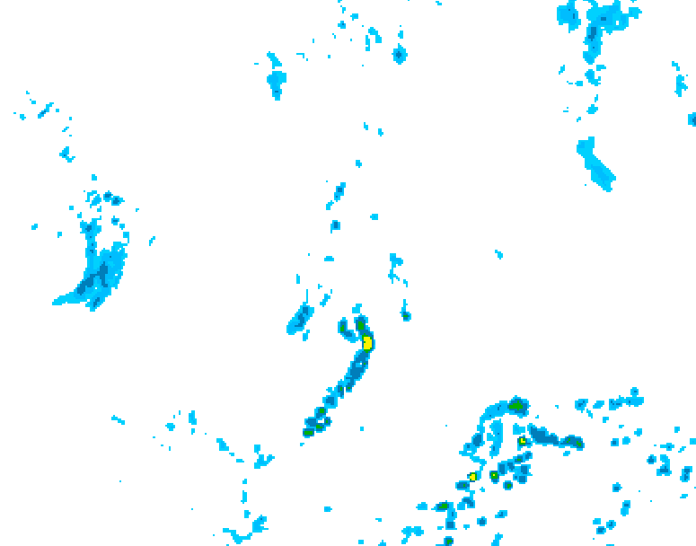 GDPS precipitation 060 hour forecast chart for Canada based on 2026/07/04 1200Z data
