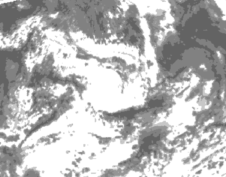 GDPS total cloud 192 hour forecast chart for Canada based on 2026/07/04 0000Z data