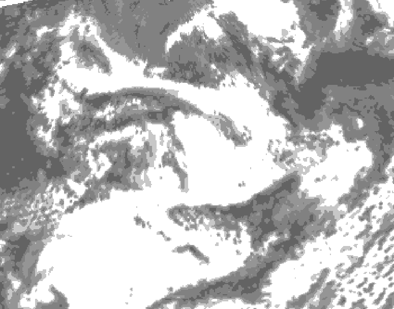 GDPS total cloud 174 hour forecast chart for Canada based on 2026/07/04 1200Z data