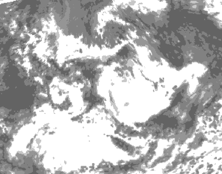 GDPS total cloud 192 hour forecast chart for Canada based on 2026/07/04 1200Z data