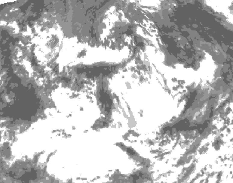 GDPS total cloud 198 hour forecast chart for Canada based on 2026/07/04 1200Z data
