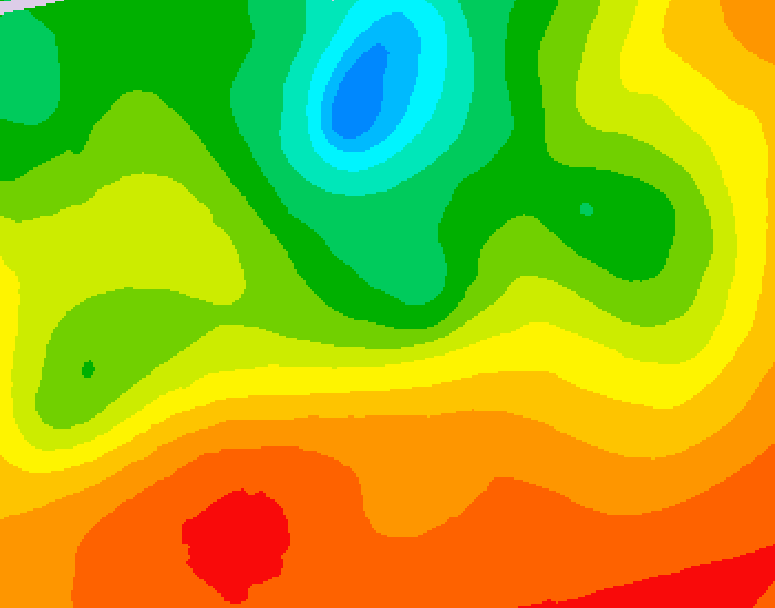 GDPS 500 millibar geopotential height 168 hour forecast chart for Canada based on 2026/07/05 0000Z data