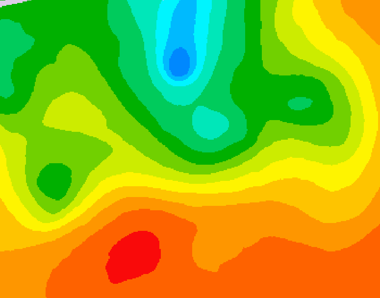 GDPS 500 millibar geopotential height 180 hour forecast chart for Canada based on 2026/07/05 0000Z data