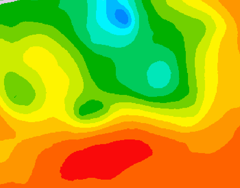 GDPS 500 millibar geopotential height 216 hour forecast chart for Canada based on 2026/07/05 0000Z data