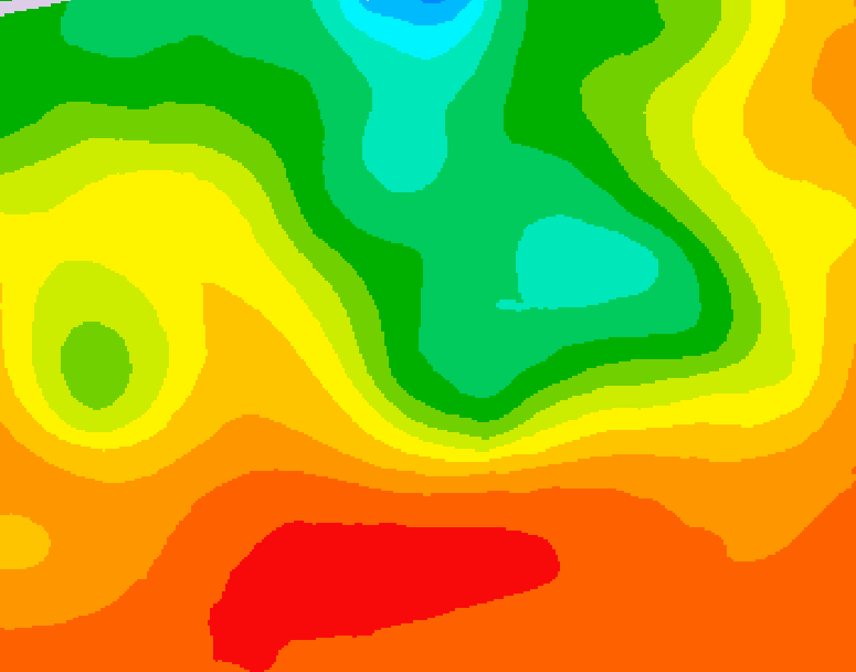 GDPS 500 millibar geopotential height 234 hour forecast chart for Canada based on 2026/07/05 0000Z data
