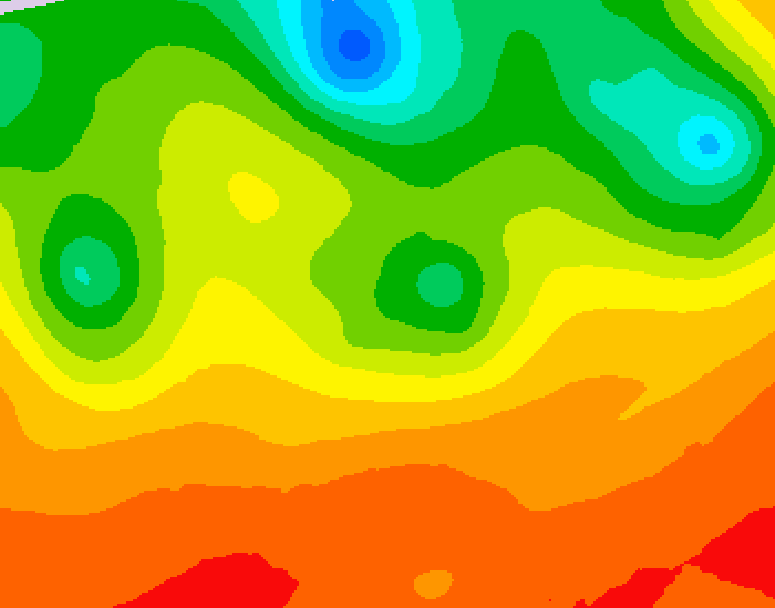 GDPS 500 millibar geopotential height 060 hour forecast chart for Canada based on 2026/07/05 1200Z data