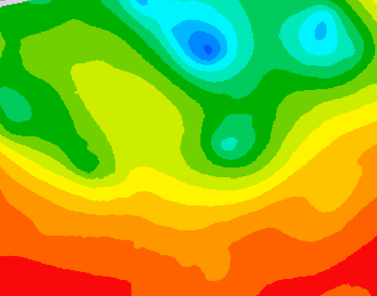 GDPS 500 millibar geopotential height 084 hour forecast chart for Canada based on 2026/07/05 1200Z data