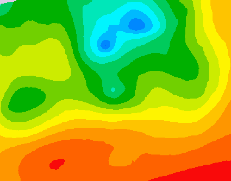 GDPS 500 millibar geopotential height 144 hour forecast chart for Canada based on 2026/07/05 1200Z data