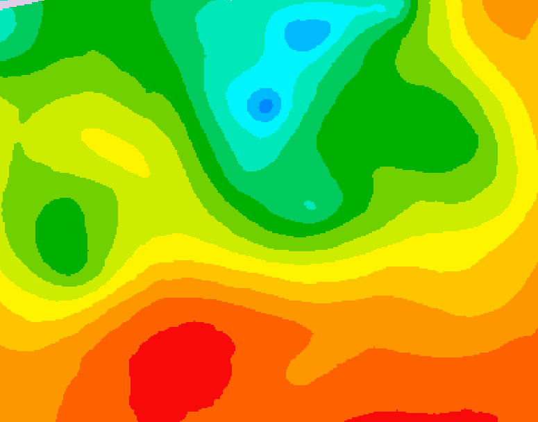 GDPS 500 millibar geopotential height 162 hour forecast chart for Canada based on 2026/07/05 1200Z data