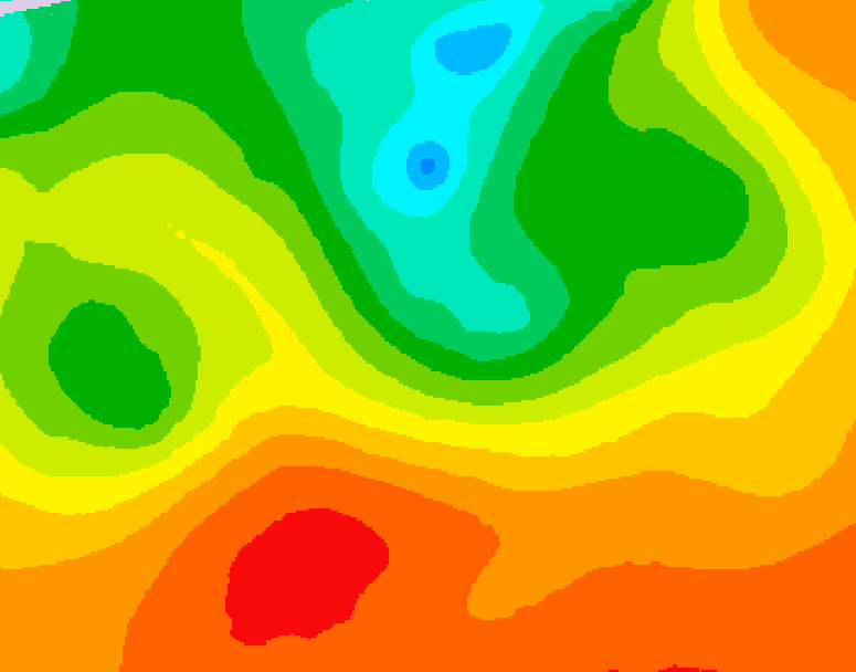 GDPS 500 millibar geopotential height 168 hour forecast chart for Canada based on 2026/07/05 1200Z data