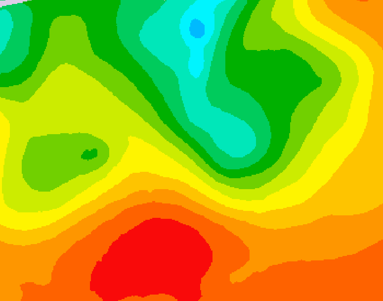 GDPS 500 millibar geopotential height 186 hour forecast chart for Canada based on 2026/07/05 1200Z data