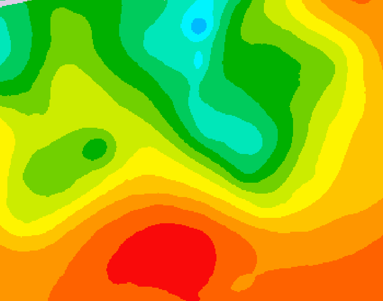 GDPS 500 millibar geopotential height 192 hour forecast chart for Canada based on 2026/07/05 1200Z data