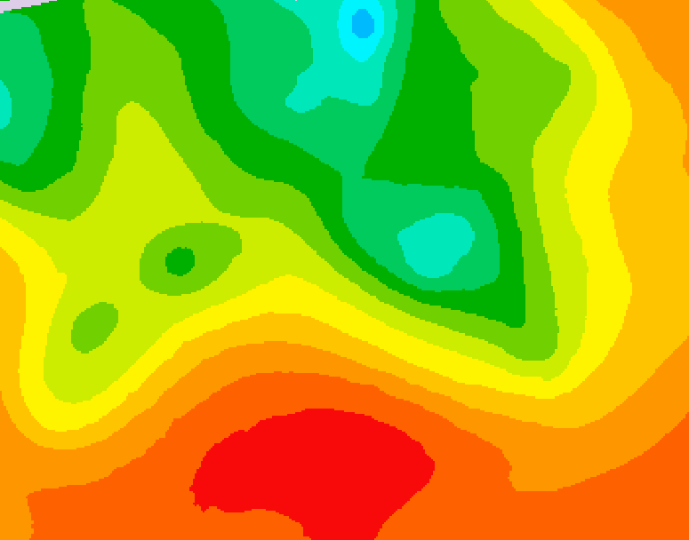 GDPS 500 millibar geopotential height 204 hour forecast chart for Canada based on 2026/07/05 1200Z data