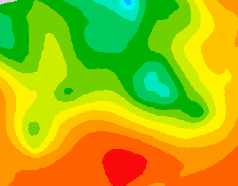 GDPS 500 millibar geopotential height 216 hour forecast chart for Canada based on 2026/07/05 1200Z data