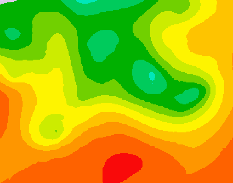 GDPS 500 millibar geopotential height 234 hour forecast chart for Canada based on 2026/07/05 1200Z data