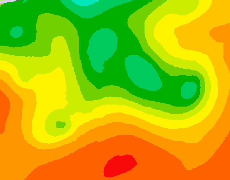 GDPS 500 millibar geopotential height 240 hour forecast chart for Canada based on 2026/07/05 1200Z data