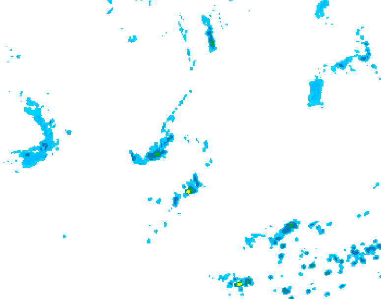 GDPS precipitation 024 hour forecast chart for Canada based on 2026/07/05 1200Z data