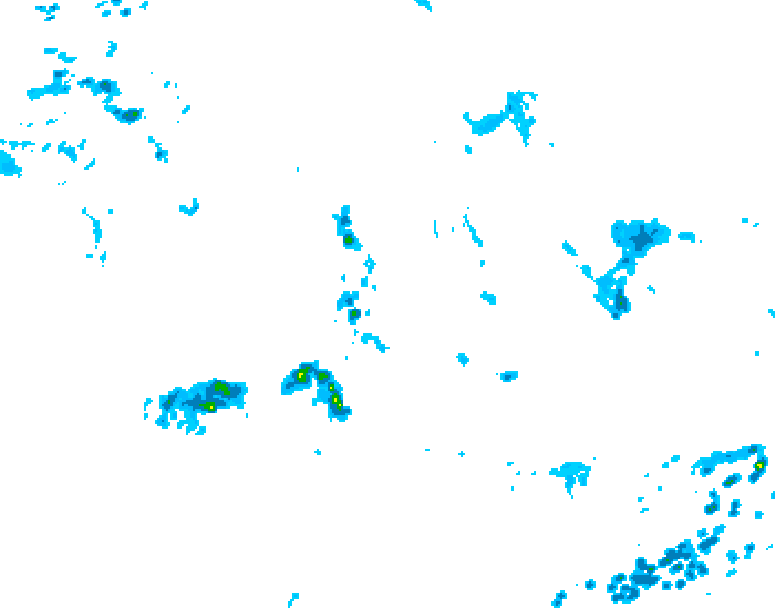 GDPS precipitation 240 hour forecast chart for Canada based on 2026/07/05 1200Z data