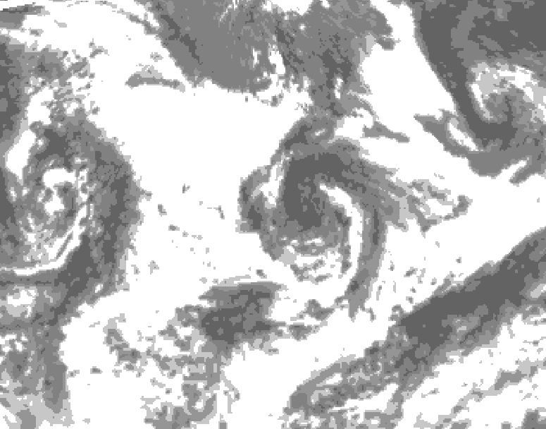GDPS total cloud 060 hour forecast chart for Canada based on 2026/07/05 1200Z data