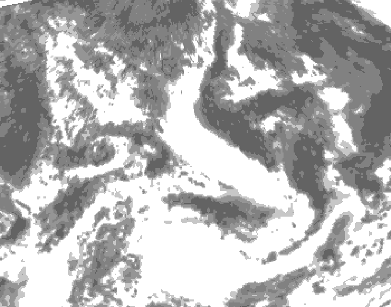 GDPS total cloud 204 hour forecast chart for Canada based on 2026/07/05 1200Z data