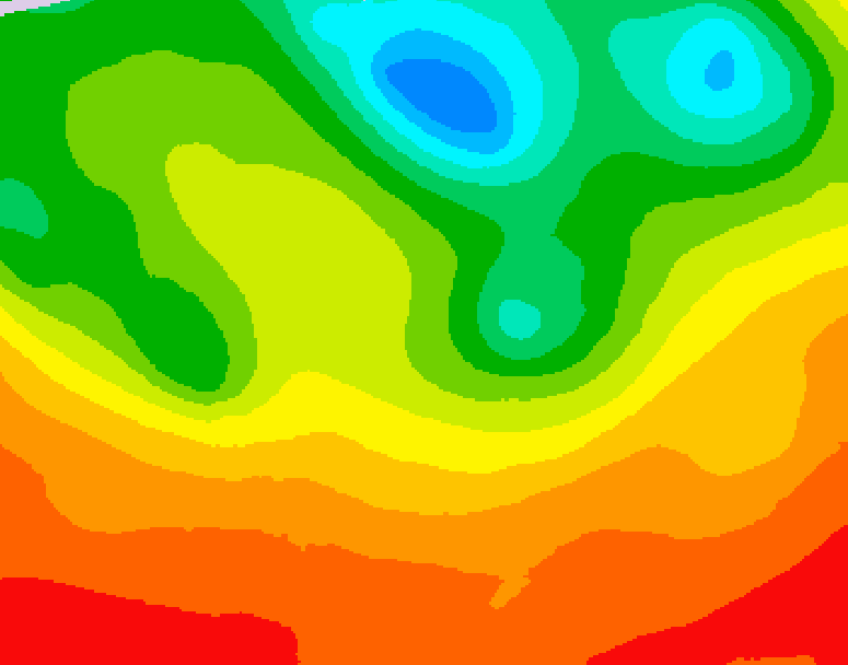 GDPS 500 millibar geopotential height 072 hour forecast chart for Canada based on 2026/07/06 0000Z data