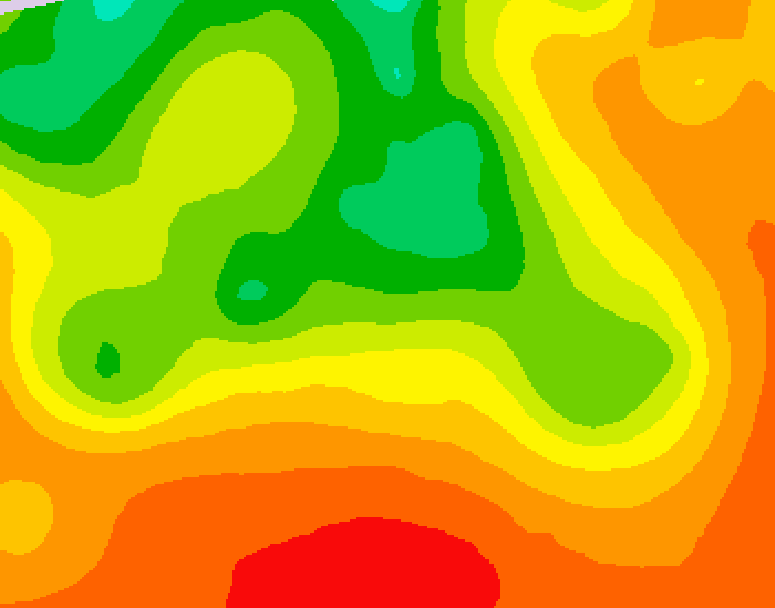 GDPS 500 millibar geopotential height 234 hour forecast chart for Canada based on 2026/07/06 0000Z data