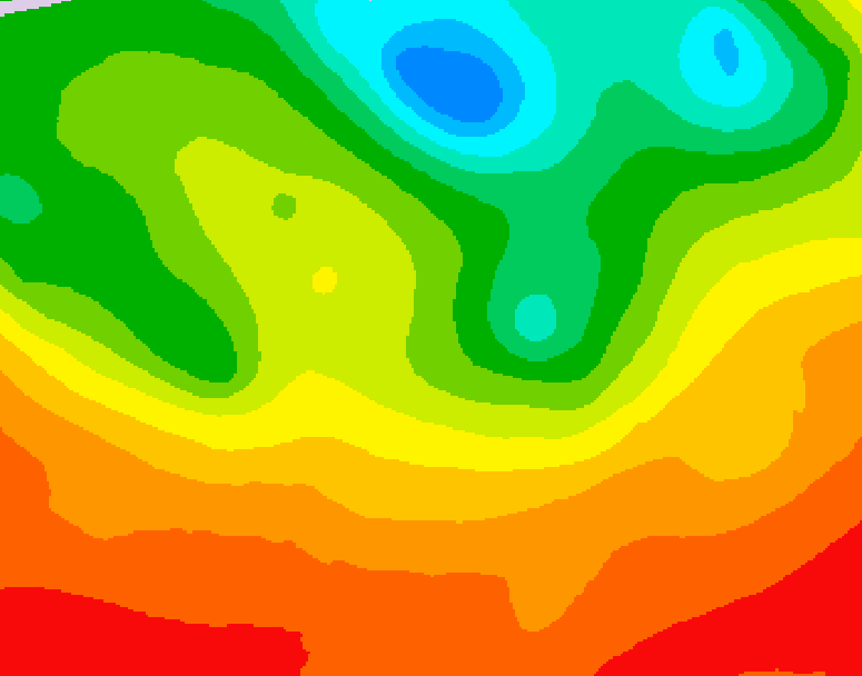GDPS 500 millibar geopotential height 060 hour forecast chart for Canada based on 2026/07/06 1200Z data