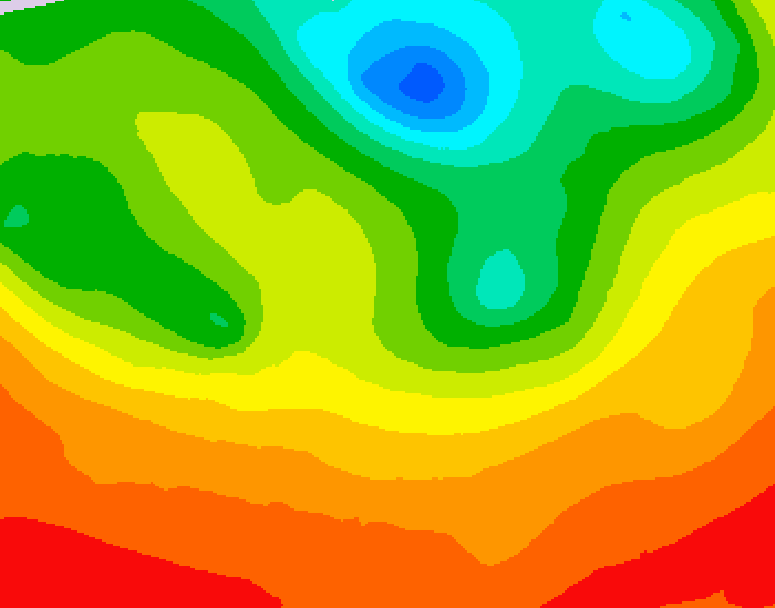 GDPS 500 millibar geopotential height 066 hour forecast chart for Canada based on 2026/07/06 1200Z data