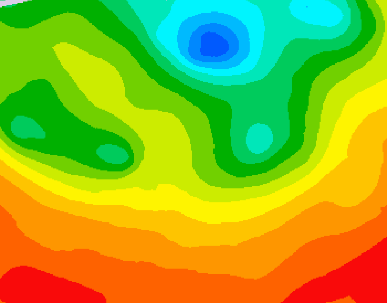 GDPS 500 millibar geopotential height 072 hour forecast chart for Canada based on 2026/07/06 1200Z data