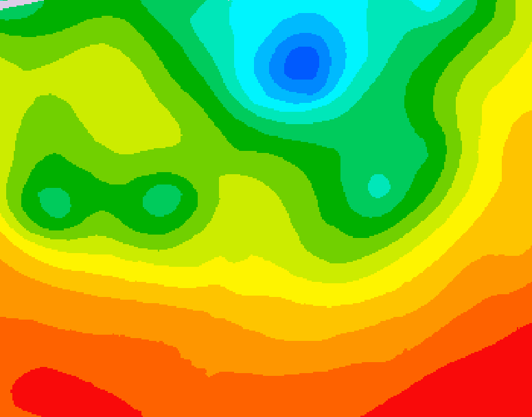 GDPS 500 millibar geopotential height 084 hour forecast chart for Canada based on 2026/07/06 1200Z data