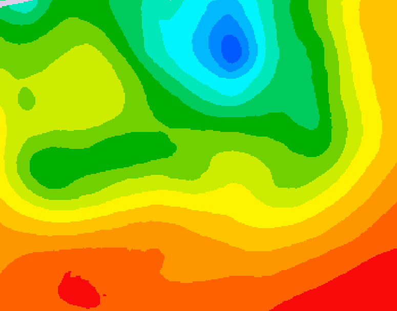 GDPS 500 millibar geopotential height 108 hour forecast chart for Canada based on 2026/07/06 1200Z data