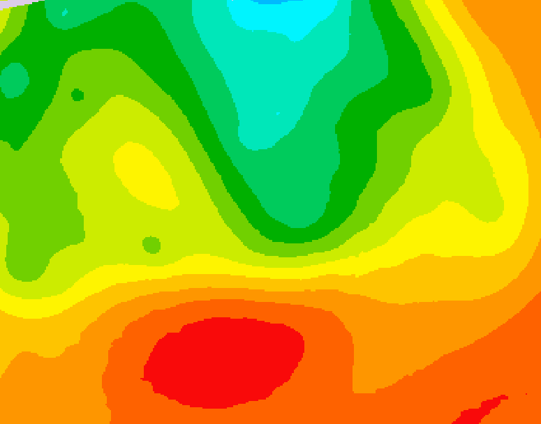 GDPS 500 millibar geopotential height 156 hour forecast chart for Canada based on 2026/07/06 1200Z data