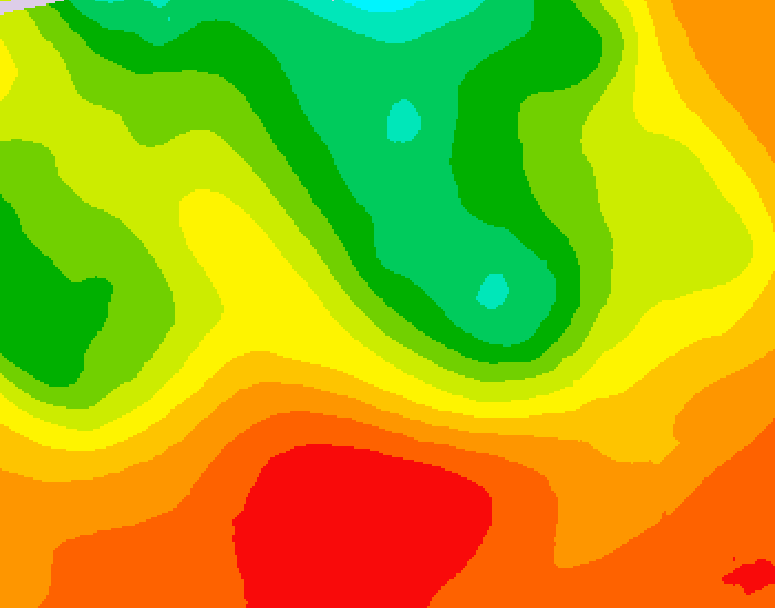 GDPS 500 millibar geopotential height 174 hour forecast chart for Canada based on 2026/07/06 1200Z data