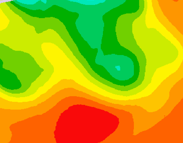 GDPS 500 millibar geopotential height 180 hour forecast chart for Canada based on 2026/07/06 1200Z data