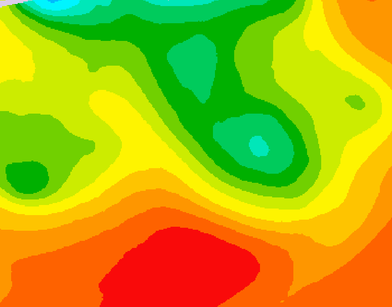 GDPS 500 millibar geopotential height 186 hour forecast chart for Canada based on 2026/07/06 1200Z data