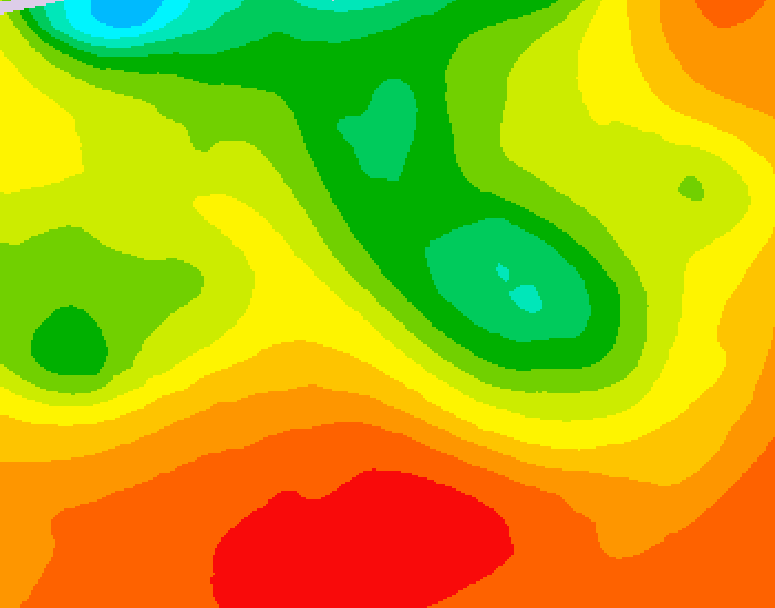 GDPS 500 millibar geopotential height 192 hour forecast chart for Canada based on 2026/07/06 1200Z data