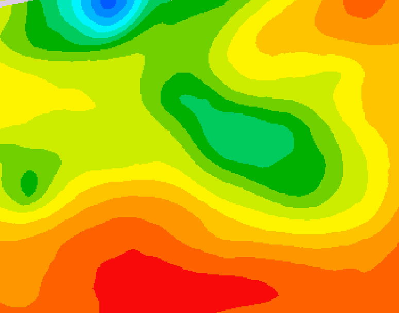 GDPS 500 millibar geopotential height 216 hour forecast chart for Canada based on 2026/07/06 1200Z data