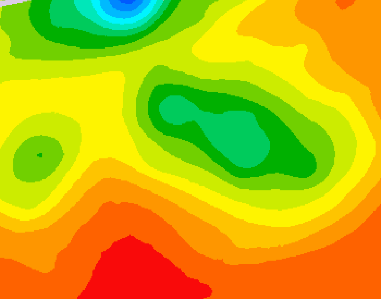 GDPS 500 millibar geopotential height 234 hour forecast chart for Canada based on 2026/07/06 1200Z data