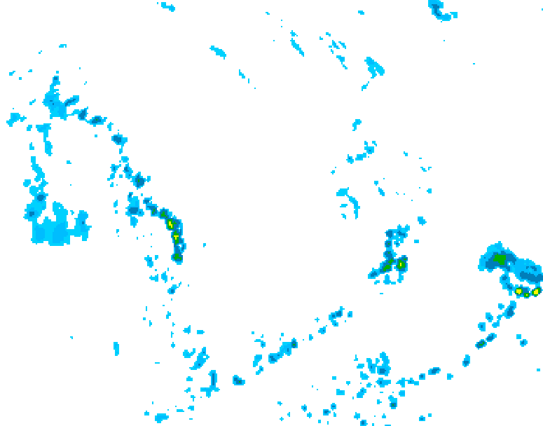 GDPS precipitation 060 hour forecast chart for Canada based on 2026/07/06 1200Z data