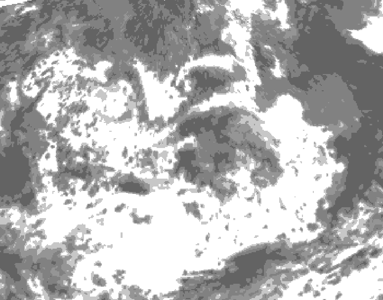 GDPS total cloud 138 hour forecast chart for Canada based on 2026/07/06 1200Z data