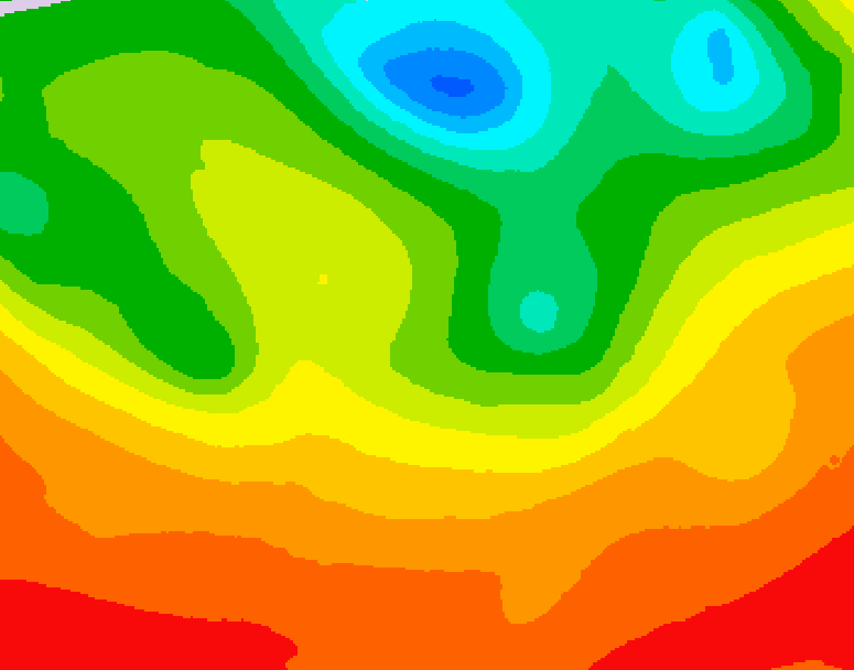 GDPS 500 millibar geopotential height 048 hour forecast chart for Canada based on 2026/07/07 0000Z data