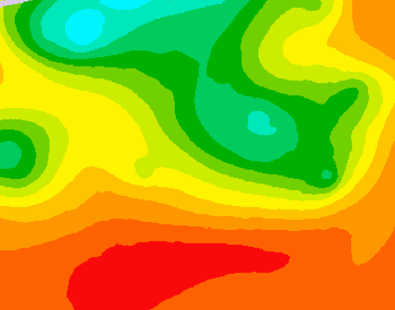 GDPS 500 millibar geopotential height 192 hour forecast chart for Canada based on 2026/07/07 0000Z data