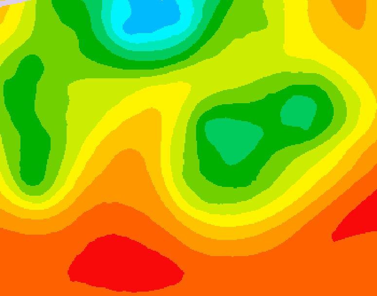 GDPS 500 millibar geopotential height 234 hour forecast chart for Canada based on 2026/07/07 0000Z data