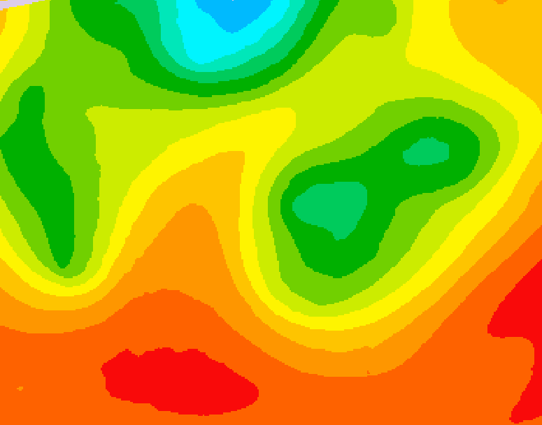 GDPS 500 millibar geopotential height 240 hour forecast chart for Canada based on 2026/07/07 0000Z data