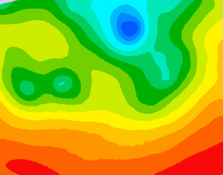 GDPS 500 millibar geopotential height 066 hour forecast chart for Canada based on 2026/07/07 1200Z data
