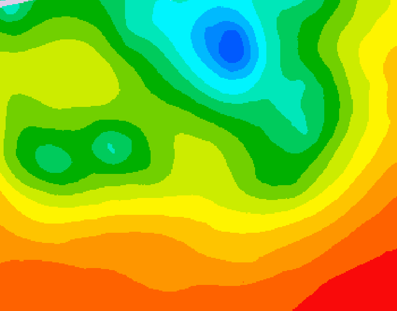 GDPS 500 millibar geopotential height 072 hour forecast chart for Canada based on 2026/07/07 1200Z data