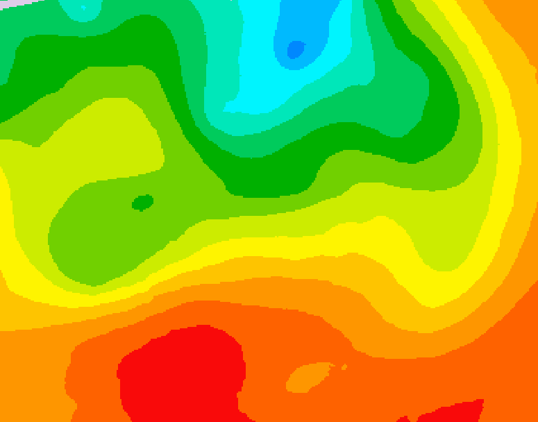 GDPS 500 millibar geopotential height 114 hour forecast chart for Canada based on 2026/07/07 1200Z data
