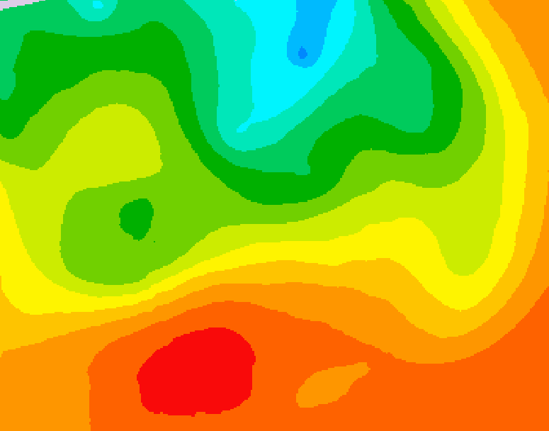 GDPS 500 millibar geopotential height 120 hour forecast chart for Canada based on 2026/07/07 1200Z data