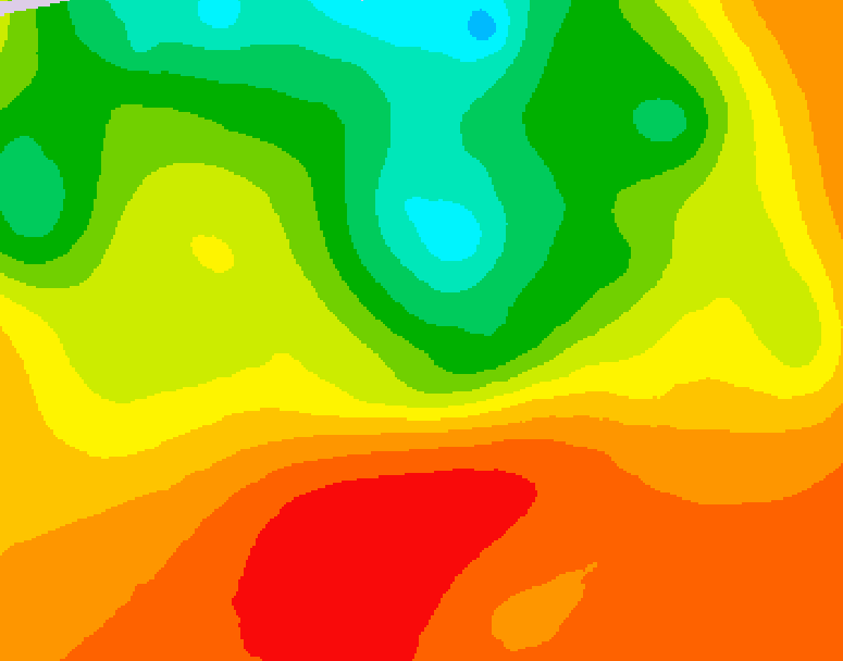 GDPS 500 millibar geopotential height 150 hour forecast chart for Canada based on 2026/07/07 1200Z data