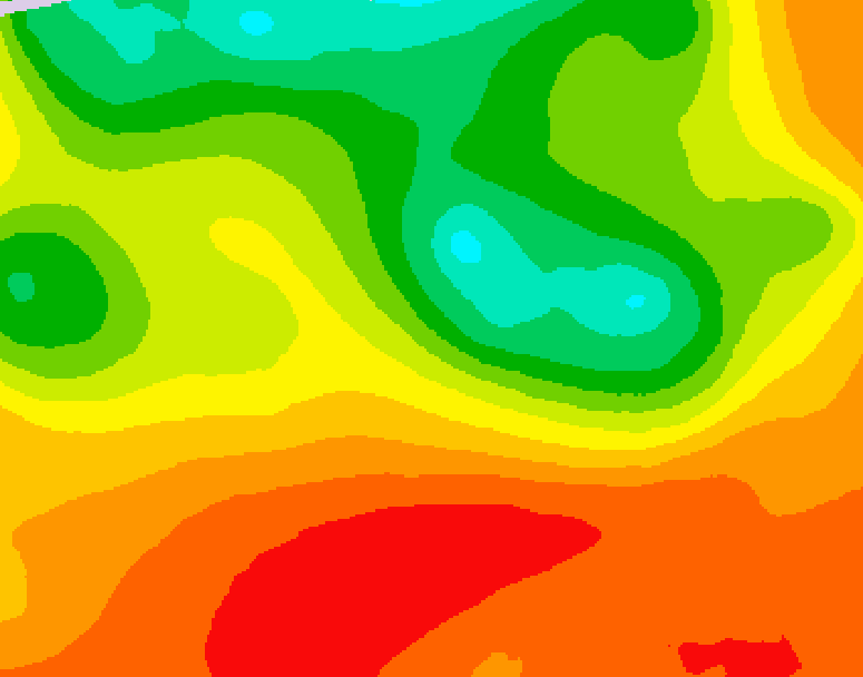 GDPS 500 millibar geopotential height 174 hour forecast chart for Canada based on 2026/07/07 1200Z data